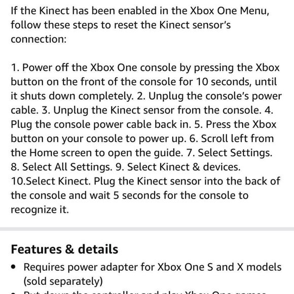 Microsoft Xbox One Kinect Sensor Bar | Motion Sensor Camera | Pre-Owned - Picture 3 of 8